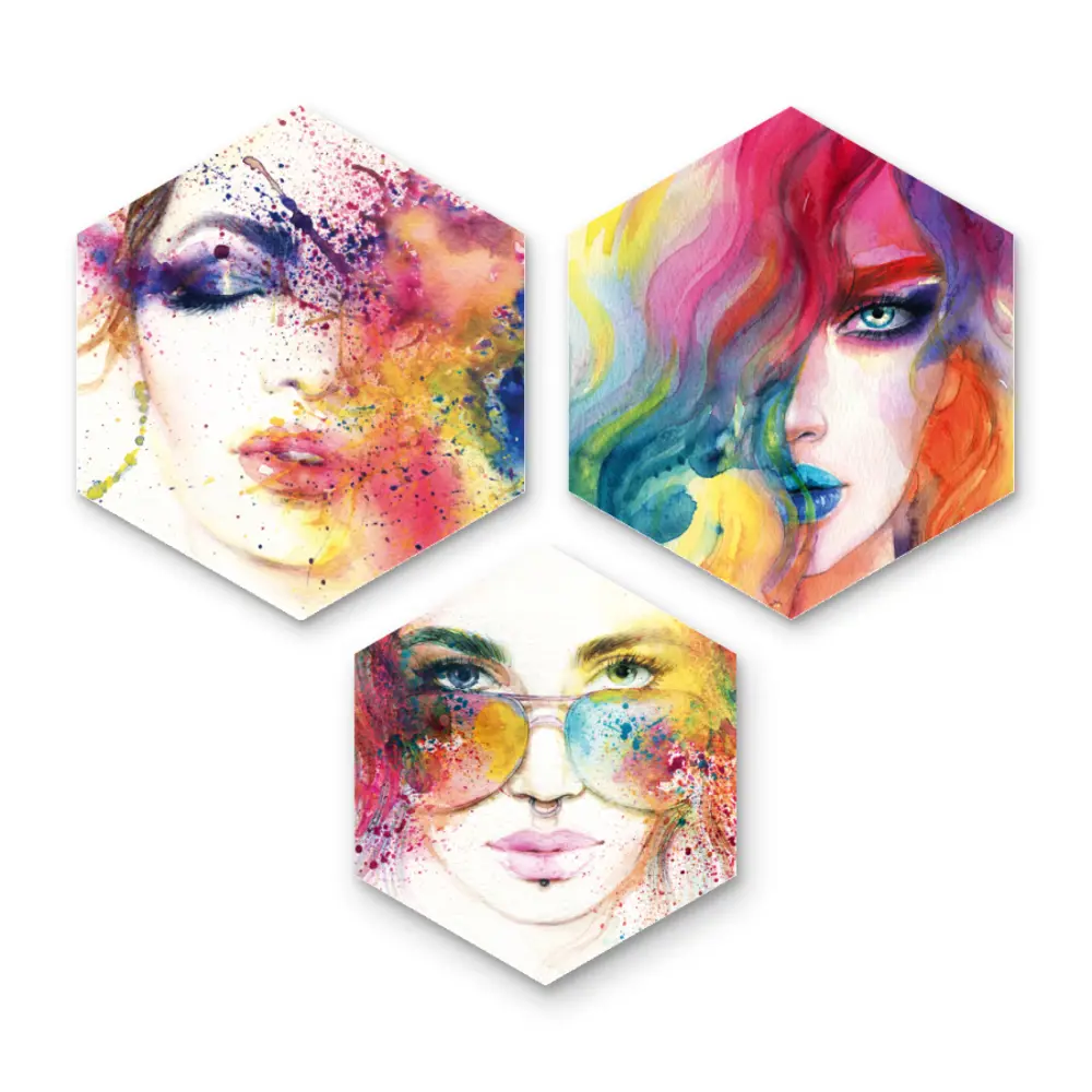 Картина на МДФ Девушки 45x52 см 3 шт POSTERMARKET STLM-2076192