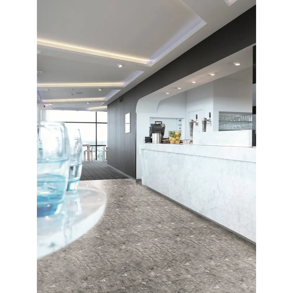 Santreyd Линолеум «Стронг Плюс Фреско» - износостойкое покрытие с серебристым дизайном 14303264 STLM-0892769 - Вид №7