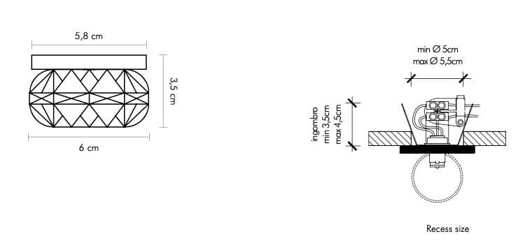 Потолочный светильник с полукруглым Кристаллом Album Moghul ARCH-00000458 - Вид №1