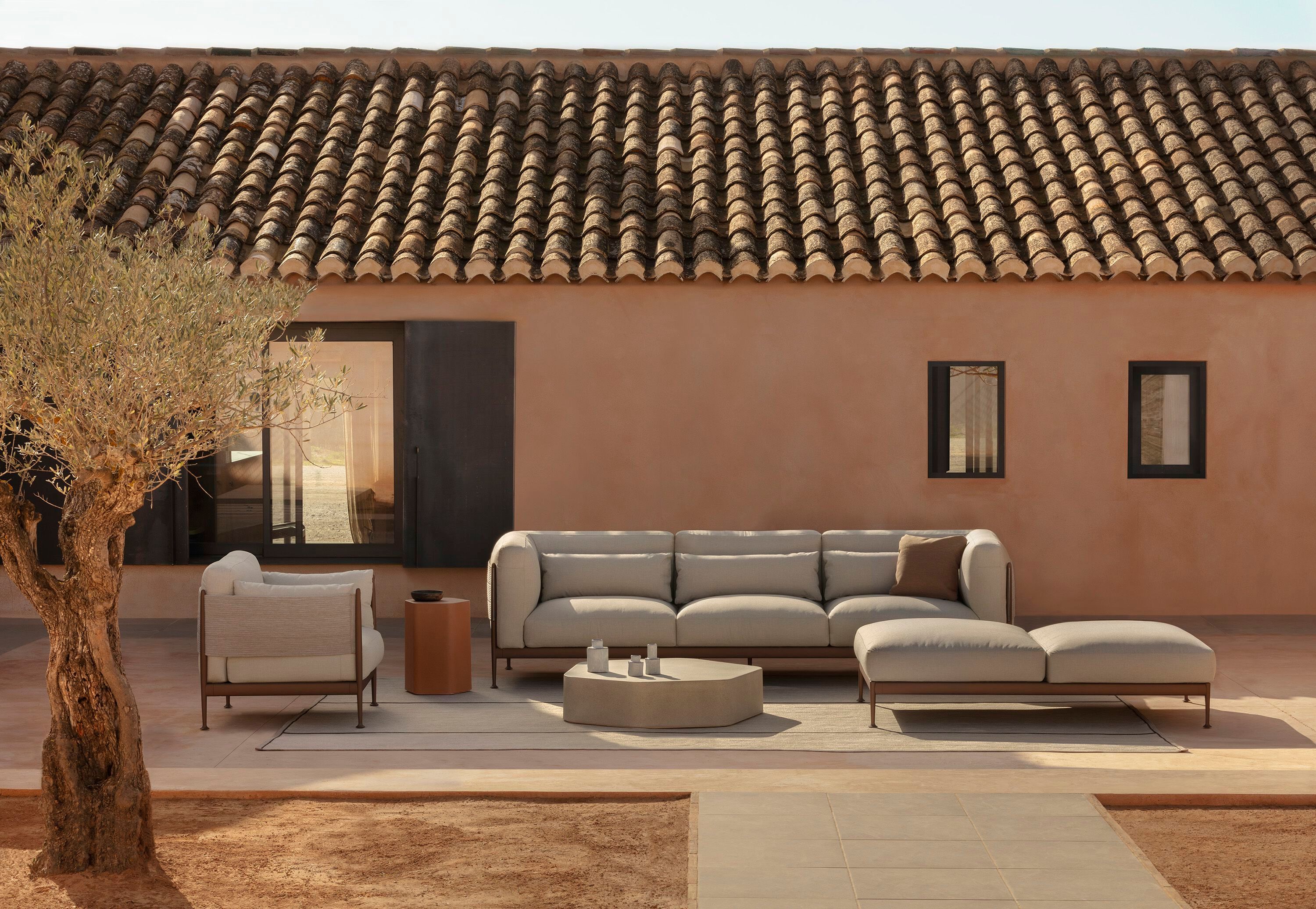 Мягкое тканевое садовое кресло с подлокотниками EXPORMIM Obi ARCH-00027529 - Вид №5