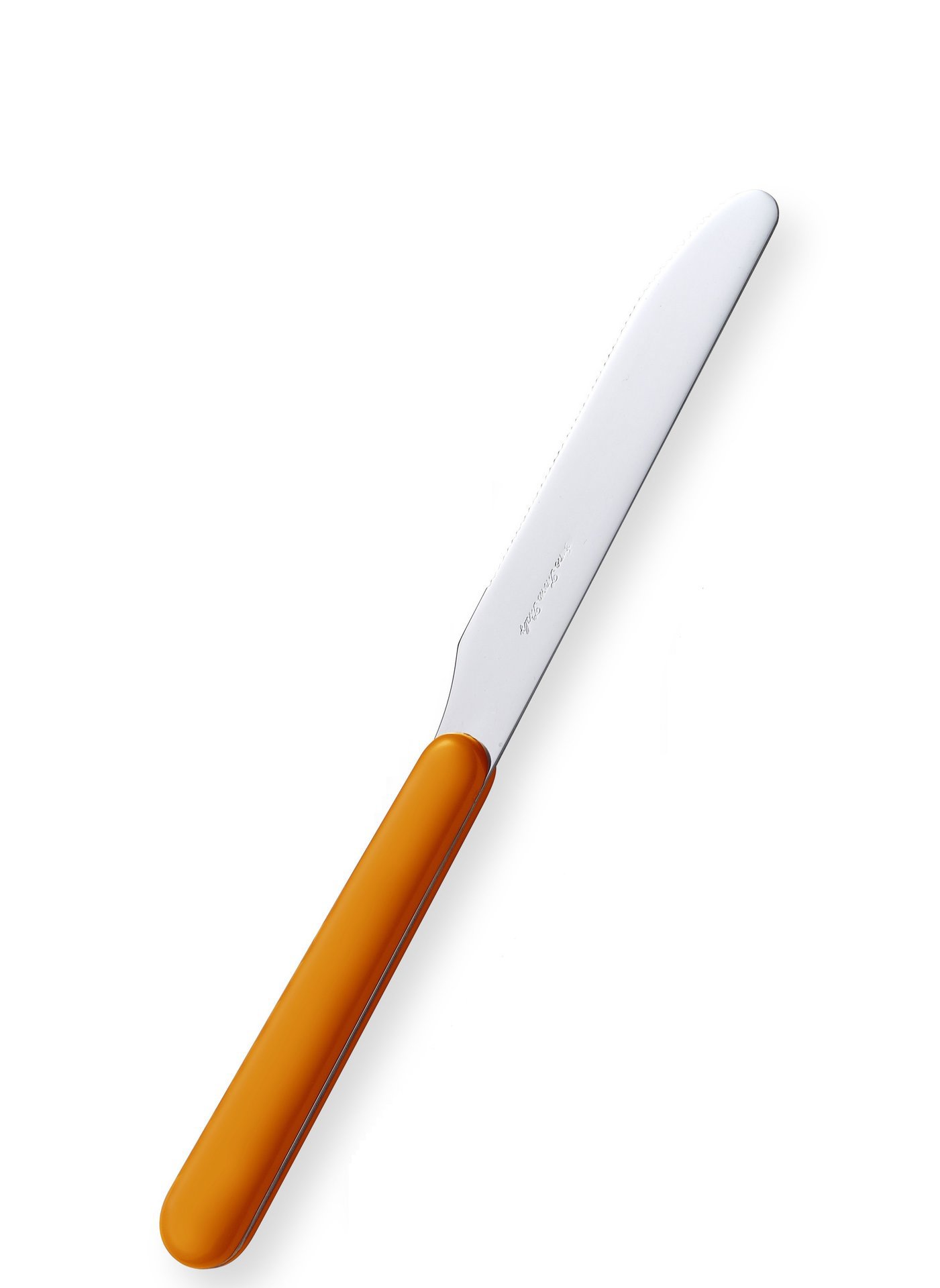 90142919 Нож столовый BONITA с пластиковой ручкой оранжевый 7305_3 2 шт STLM-0115874 EME POSATERIE