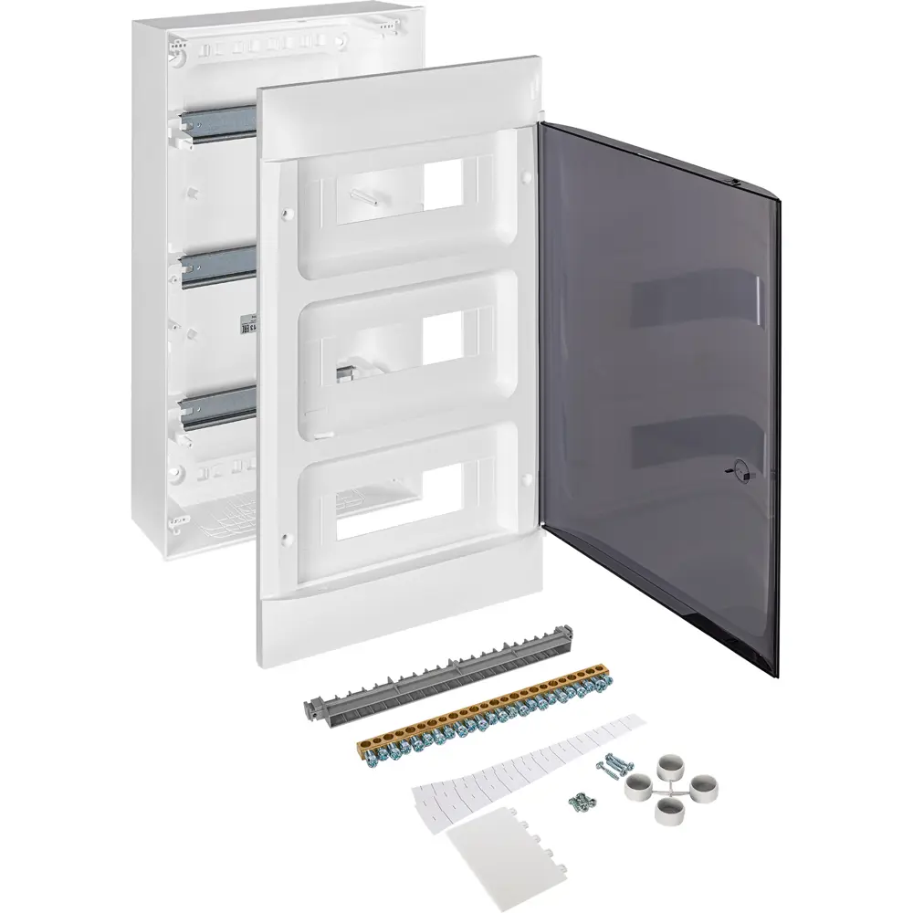 Щит распределительный навесной Legrand Practibox S 36 модулей IP40 пластик цвет дымчатый STLM-2012192 - Вид №2