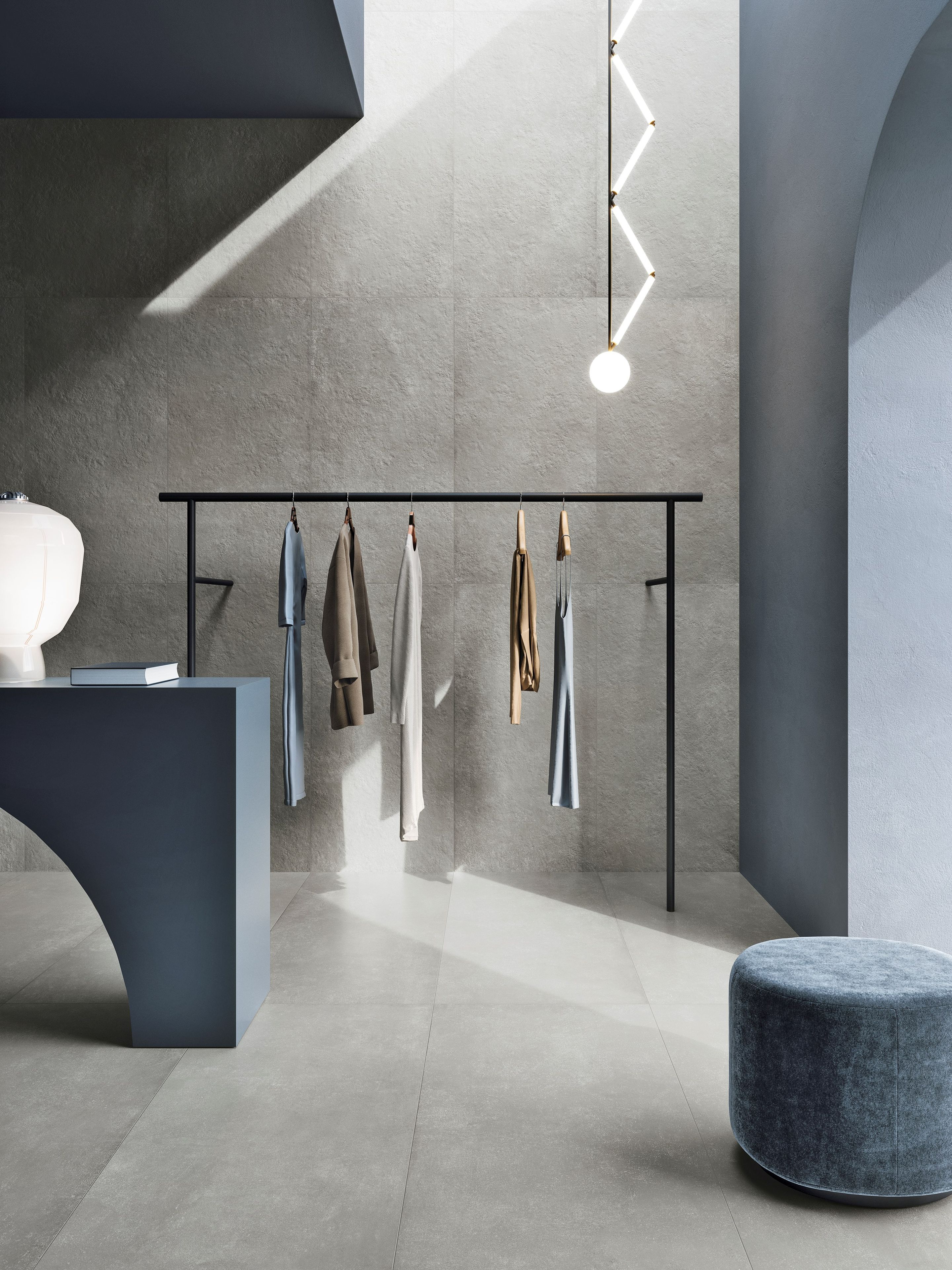 Пол / облицовка керамогранита для внутреннего и наружного применения с эффектом цемента Ceramiche Refin Concrete Look ARCH-00090871 - Вид №4