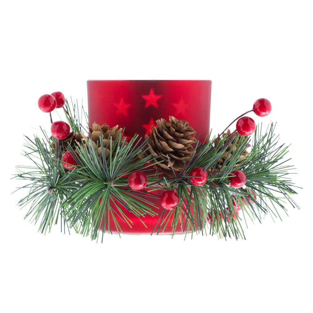 Подсвечник декоративный в венке Santreyd STLM-2123023