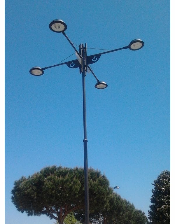 Оцинкованная сталь роторный уличный фонарь EUROCOMITALIA SKY R4 ARCH-00140563 - Вид №1