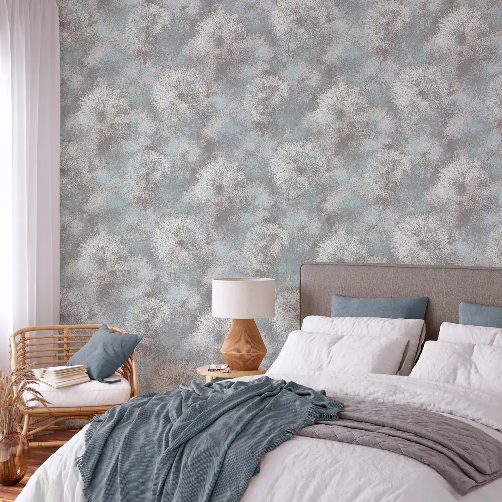 Обои флизелиновые Wall Decor Танго голубые 1.06 м 75204-46 STLM-2095558 - Вид №2