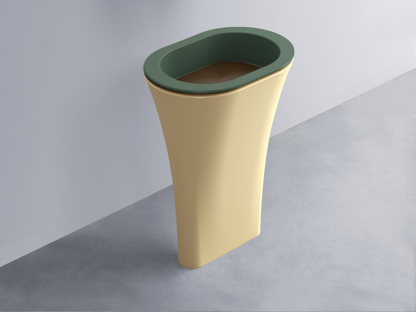 AMLA65-MU+AMPILO-CA+AMCOLO-CN Раковина Amedeo Ovale отдельностоящая cielo Enjoy + Amedeo Ceramica Cielo