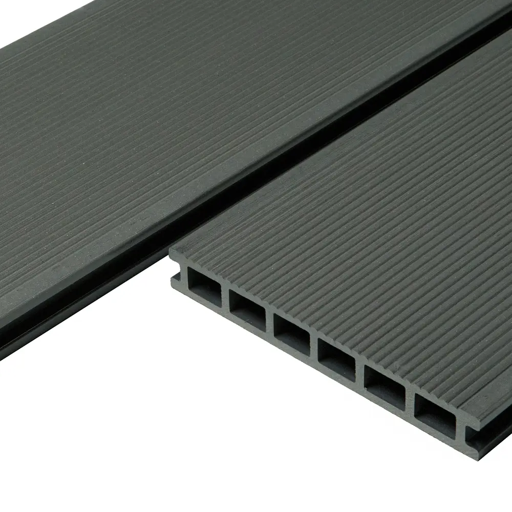 Террасная доска ДПК CM Decking Grand цвет Эбен 4000x190x25 мм двусторонний Вельвет 0.76 м² 89412857 STLM-2152755  - Вид №1