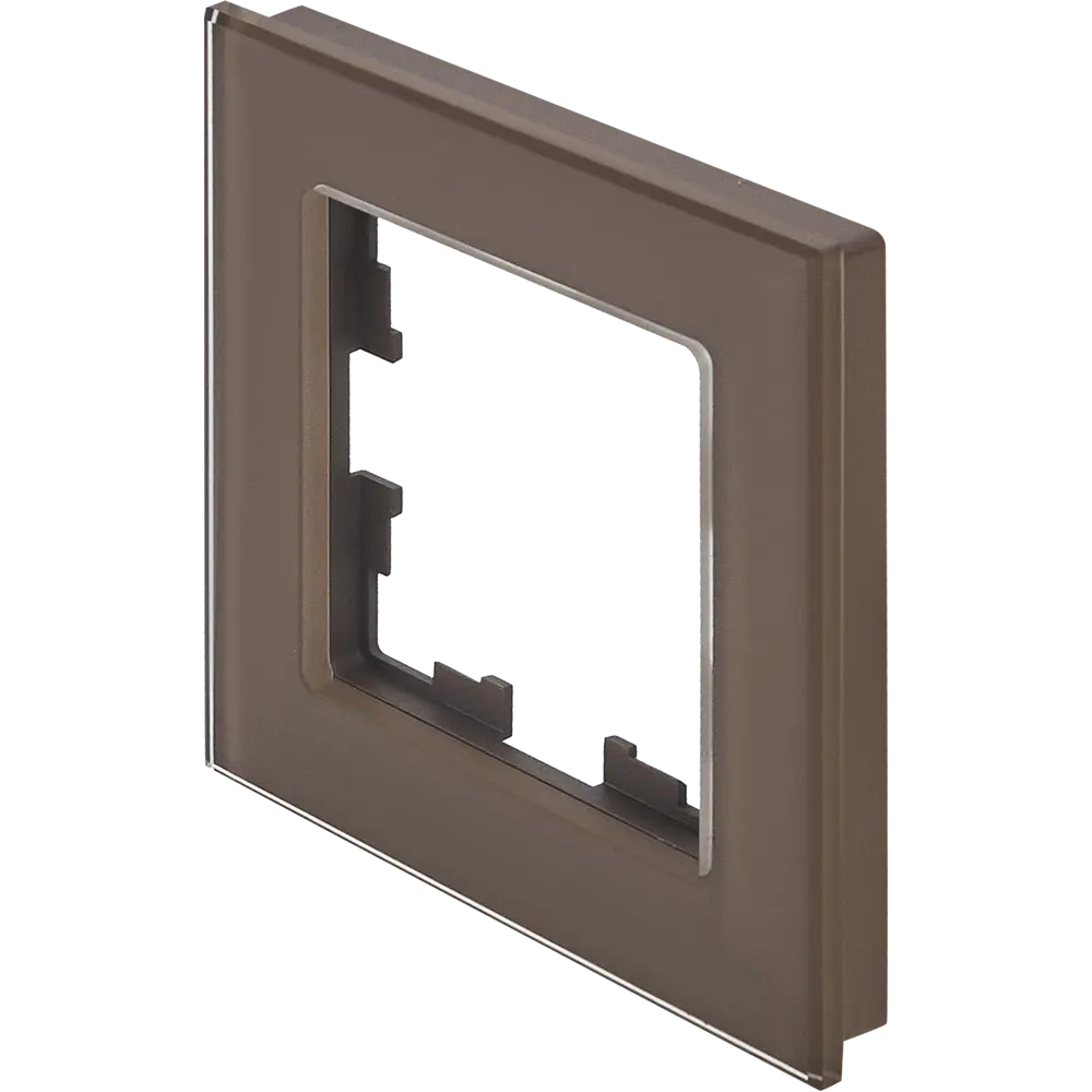 Рамка для розеток и выключателей IEK Brite 1 пост цвет бронза STLM-2033198 - Вид №2