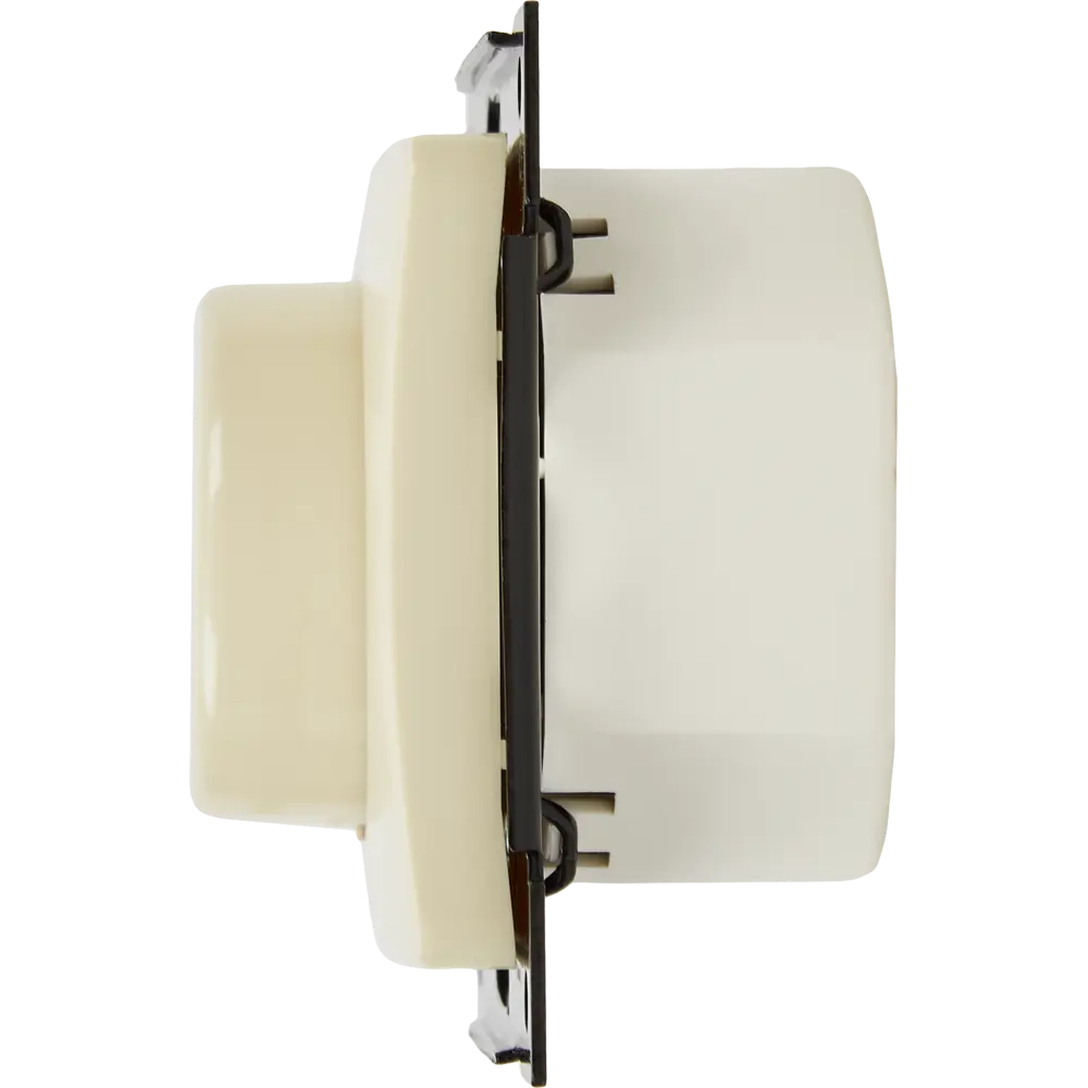 Диммер встраиваемый Hegel поворотно-нажимной цвет слоновая кость STLM-2119612 - Вид №3