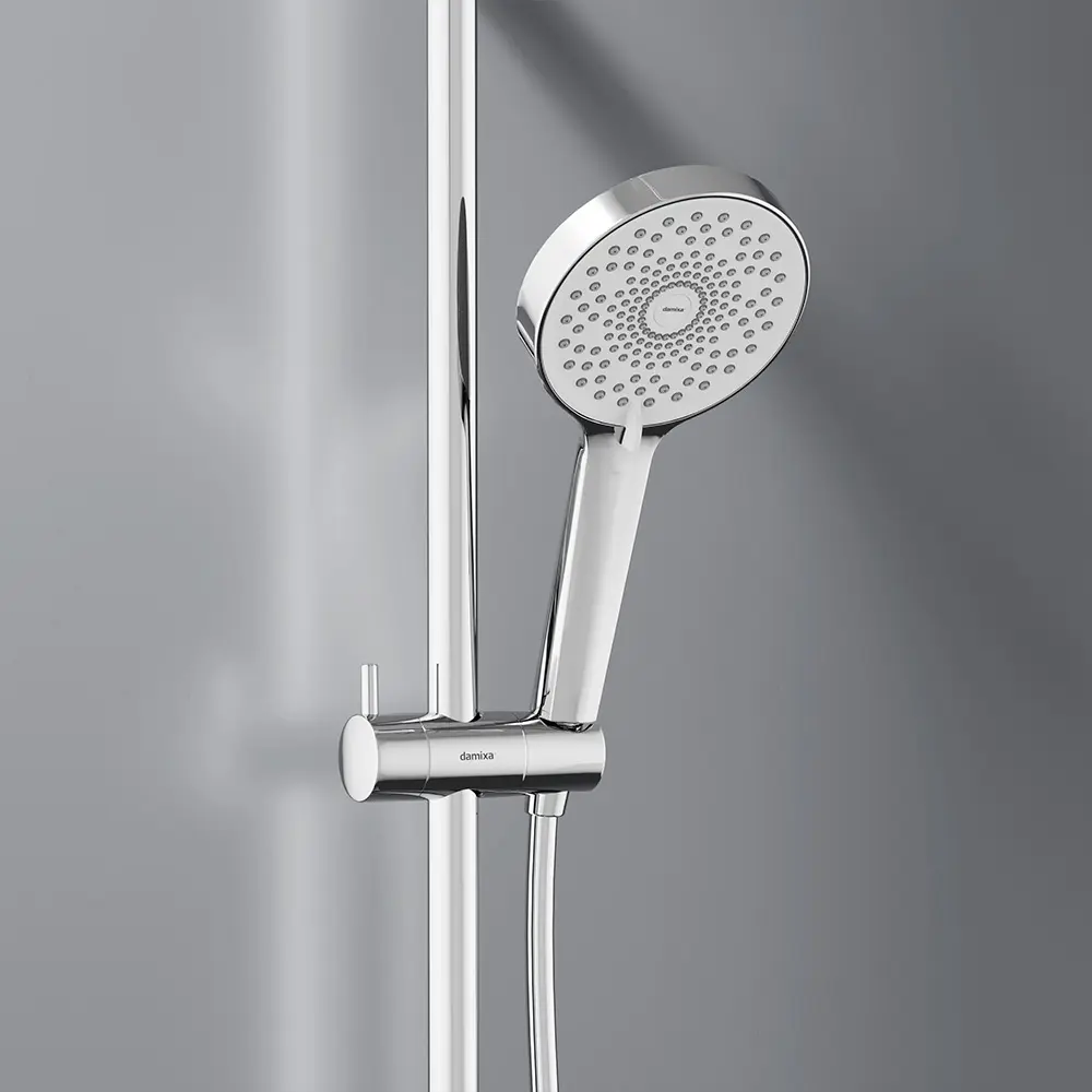 Душевая система Damixa Rowan 921381000LM с термостатом 2 режима цвет хром STLM-2036318 - Вид №4