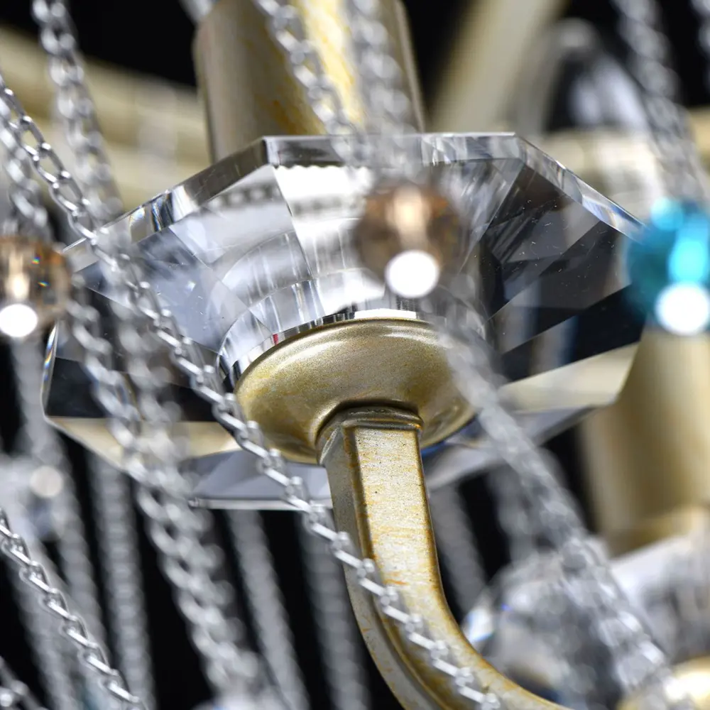 Люстра подвесная «Валенсия», 4 лампы, 12 м², цвет прозрачный белый Chiaro STLM-2001281 - Вид №6