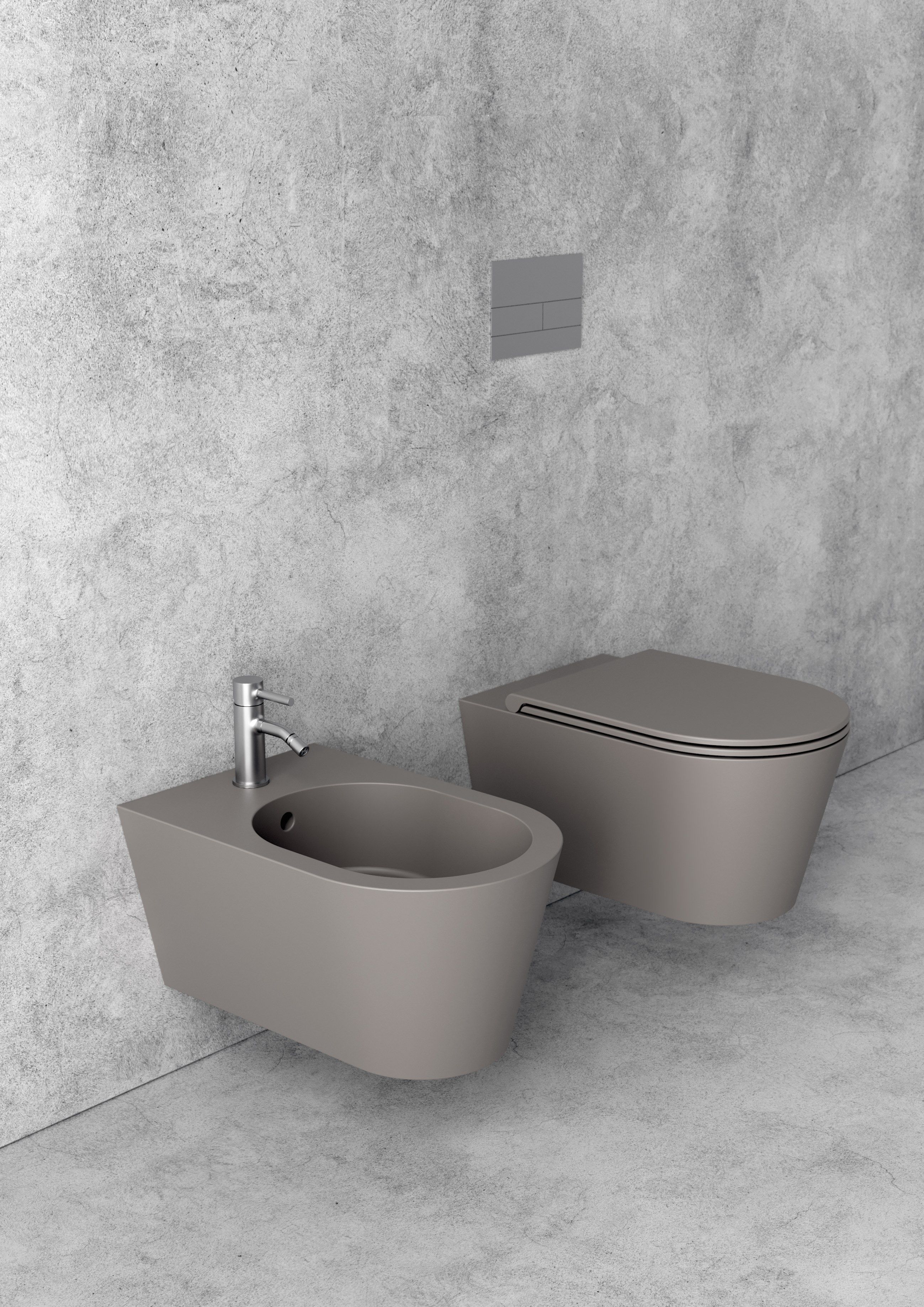 Керамическое подвесное биде Alice Ceramica HIDE ARCH-00000971 - Вид №2