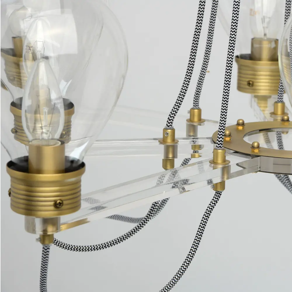 Люстра «Атмосфера» 8хE14х5 Вт MW-Light STLM-2128643 - Вид №7