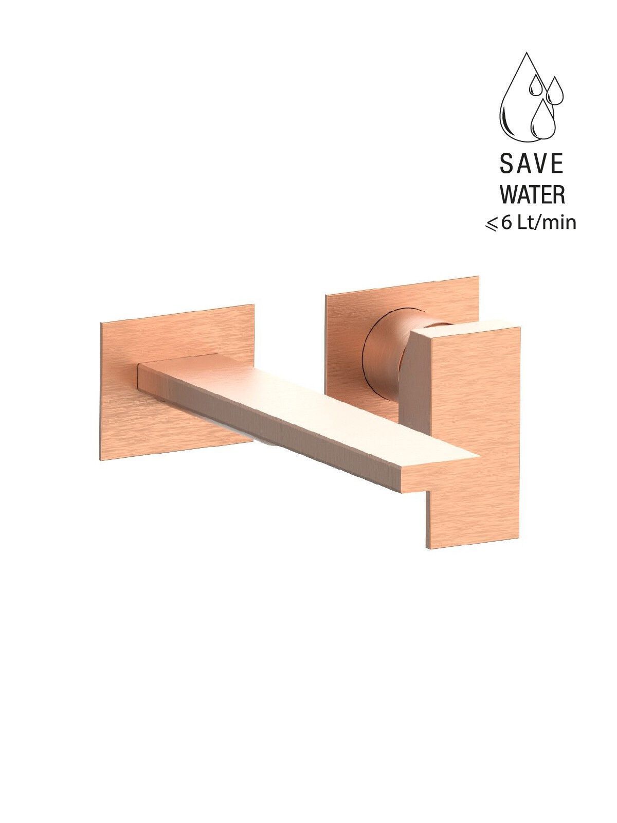 Настенный смеситель для раковины с ограничителем расхода Rubinetterie Frattini Vita Due ARCH-00078238 - Вид №21