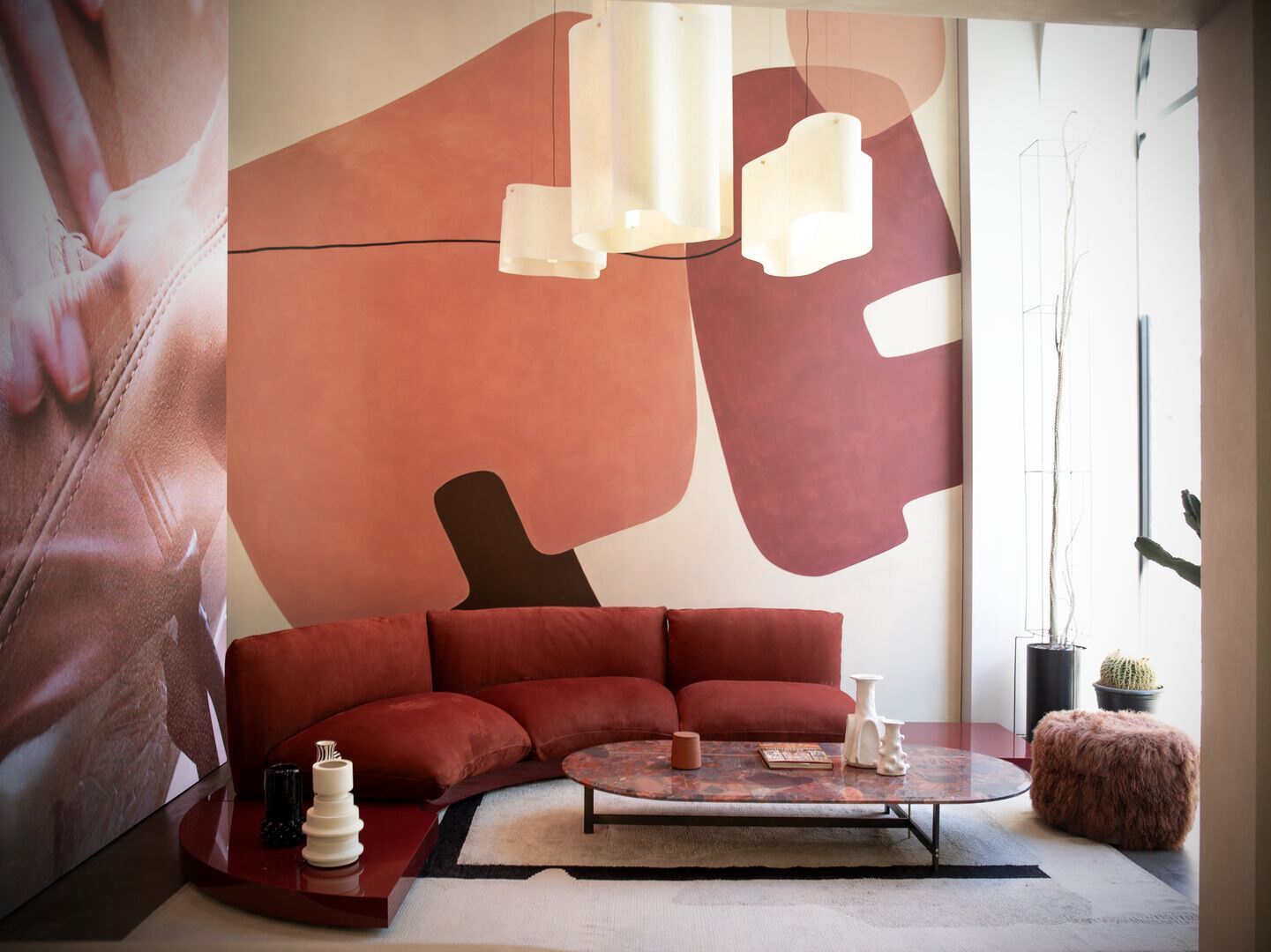 Кожаный модульный диван Baxter Aura ARCH-00089329 - Вид №3