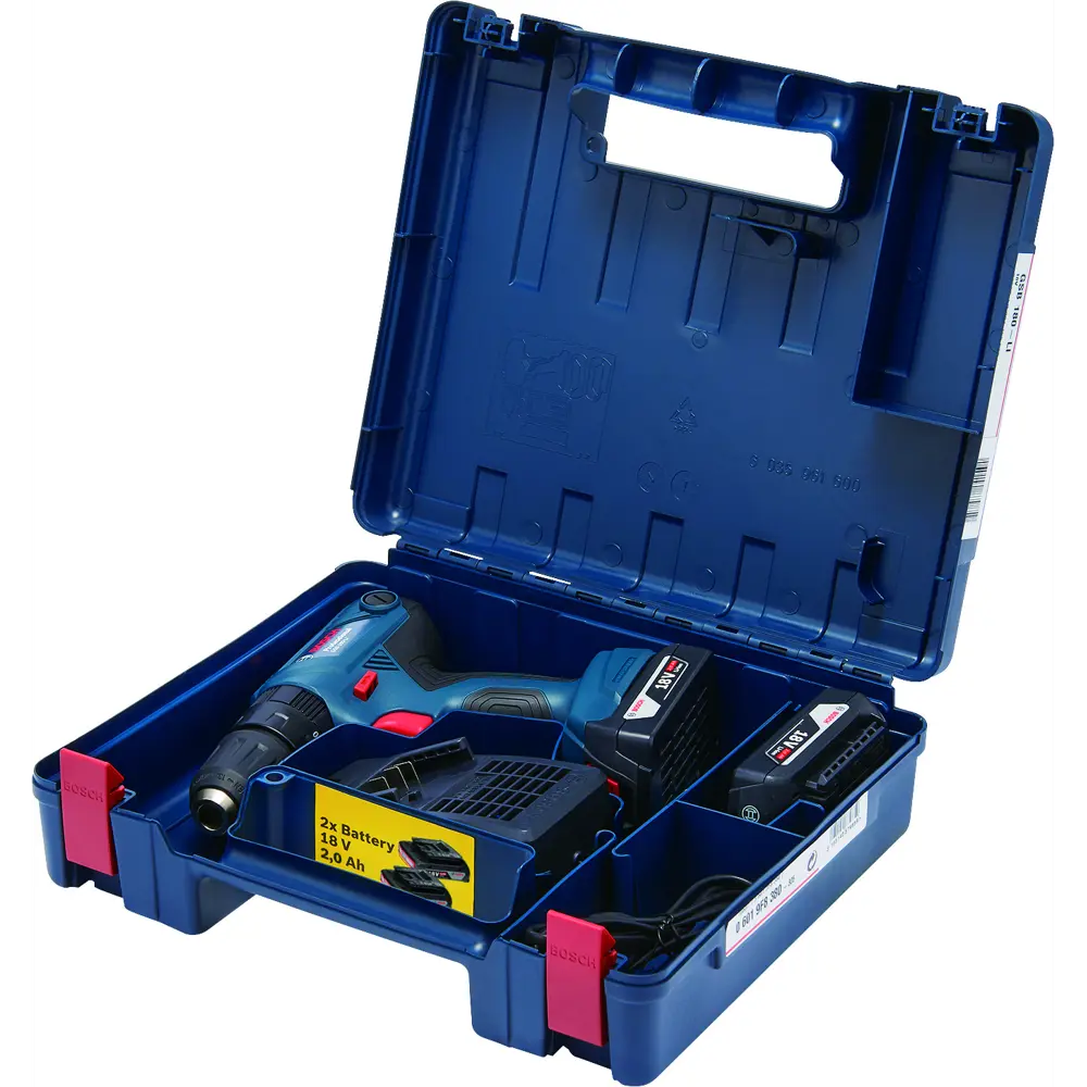 Дрель-шуруповерт аккумуляторная ударная Bosch GSB 180 Li 06019F8323, 18 В Li-Ion 2x2 Ач BOSCH PROFESSIONAL STLM-2070452 - Вид №8