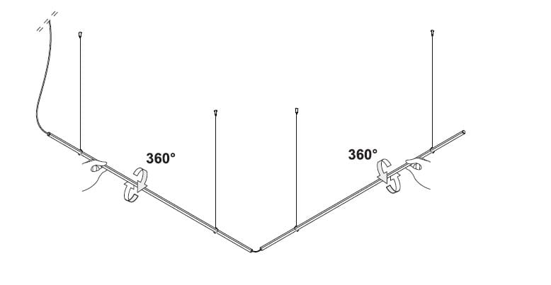Алюминиевая и поликарбонатная светодиодная система освещения EGOLUCE MULTI LANCIA SYSTEM ARCH-00109533 - Вид №5