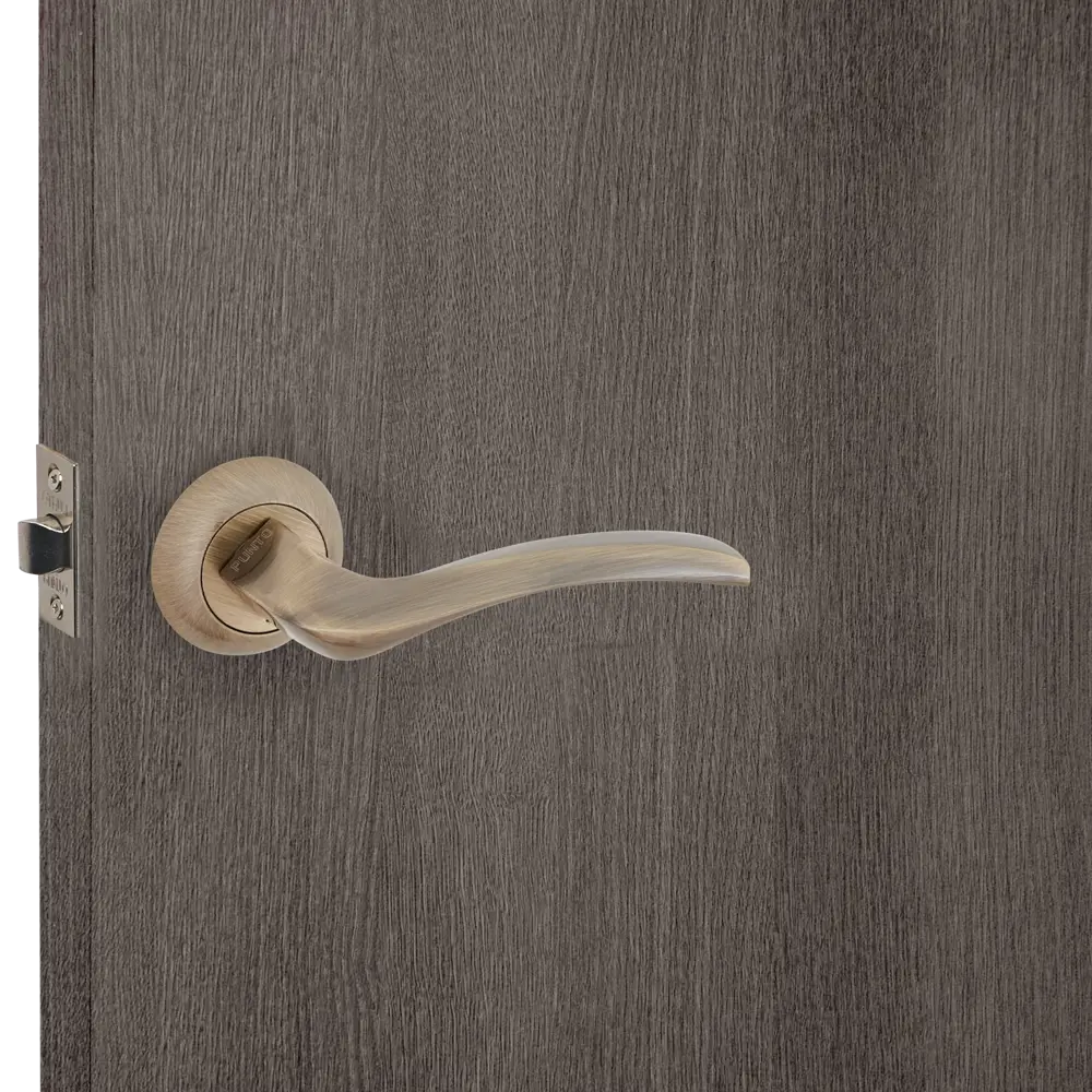 Дверные ручки Punto Gloria без запирания цвет бронза STLM-2112572 - Вид №6