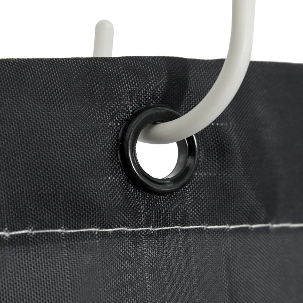 Штора для ванной Vidage Валенди с люверсами 180x200 см полиэстер цвет белый/зеленый STLM-2126290 - Вид №4