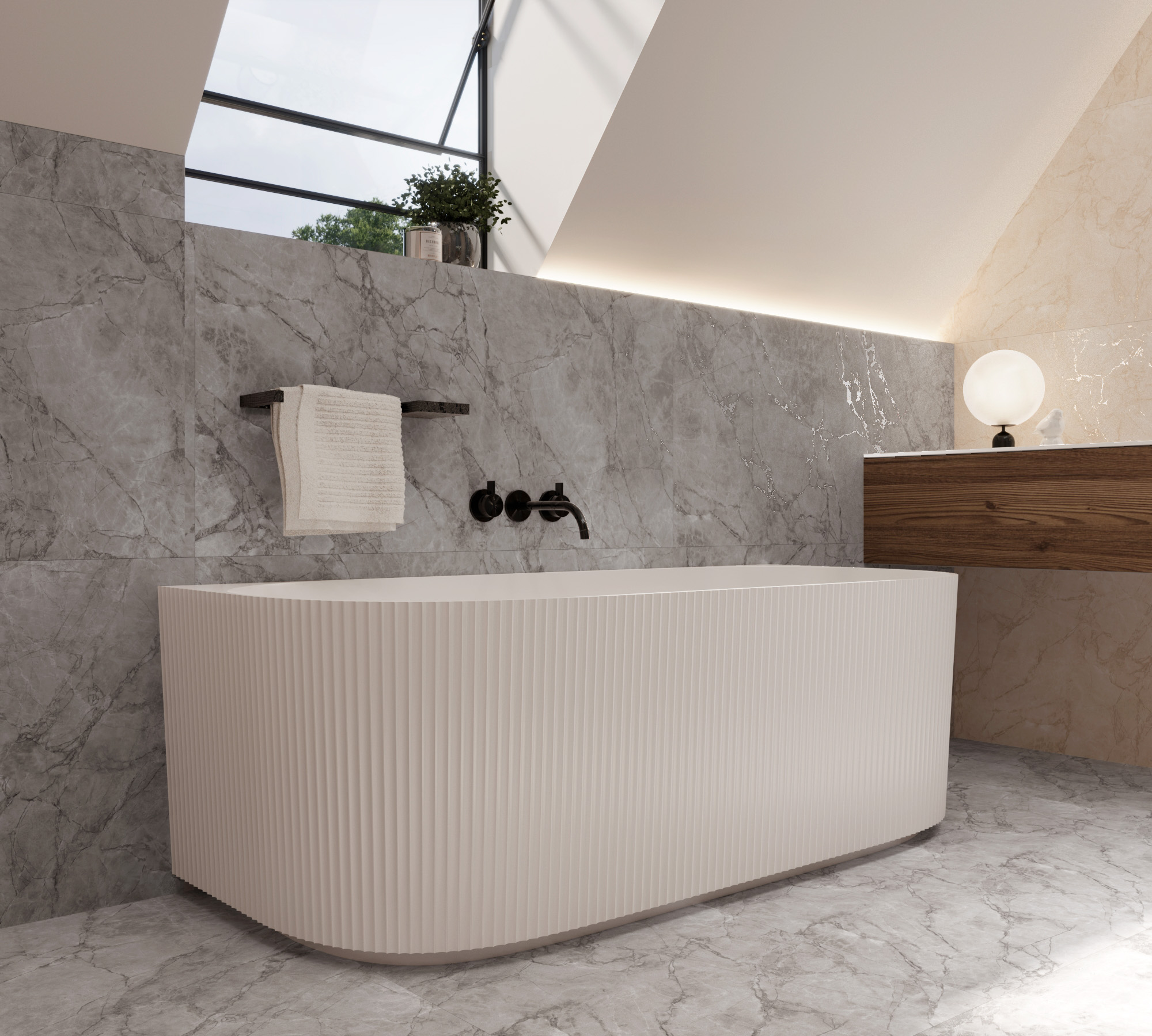 Керамогранит ARCTIC GREY 60х120 Arcadia Ceramica CR4012-A - Вид №2