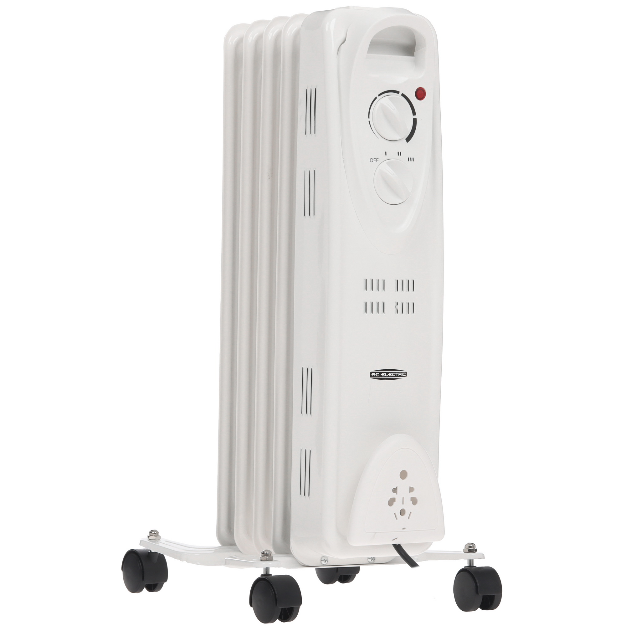 9199756 Масляный обогреватель AC ELECTRIC AOH/BM-05BW 1000 белый STDN-0102701