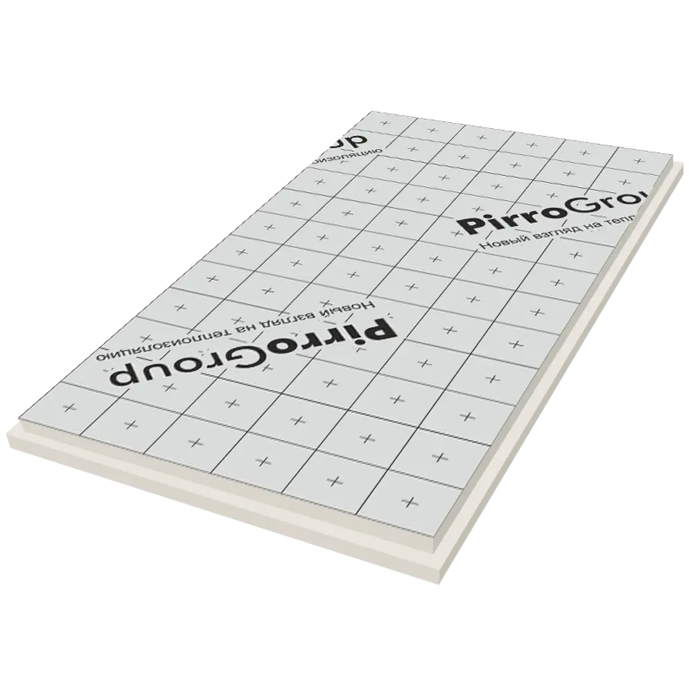 Теплоизоляционная PIR-плита 80 мм PIRROGROUP Universal 585х1185 мм 0.693 м² STLM-2039484