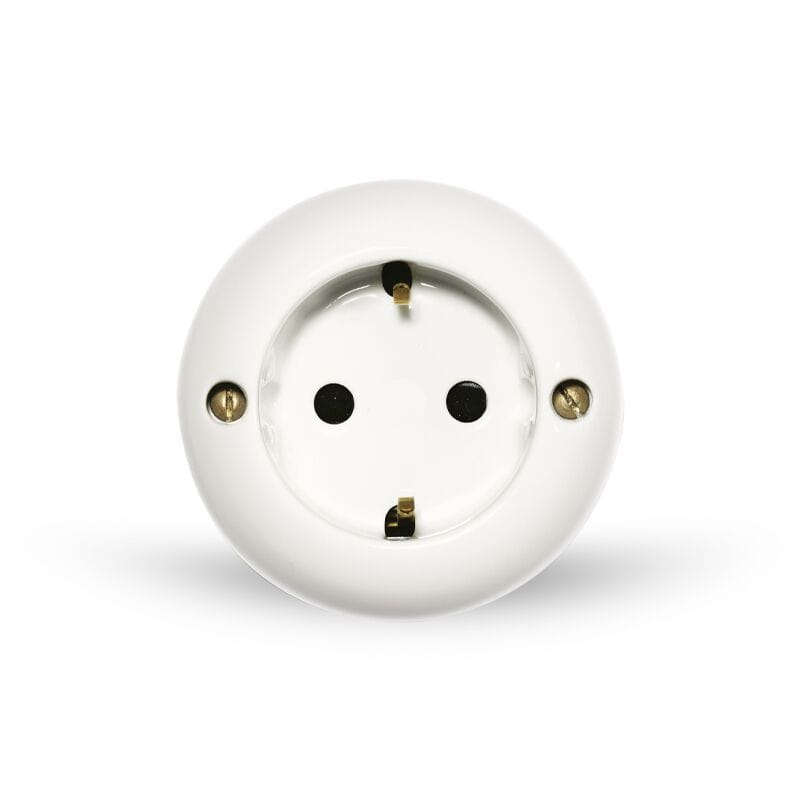 Розетка Schuko GI Gambarelli White Italy ARCH-00028794 - Вид №1