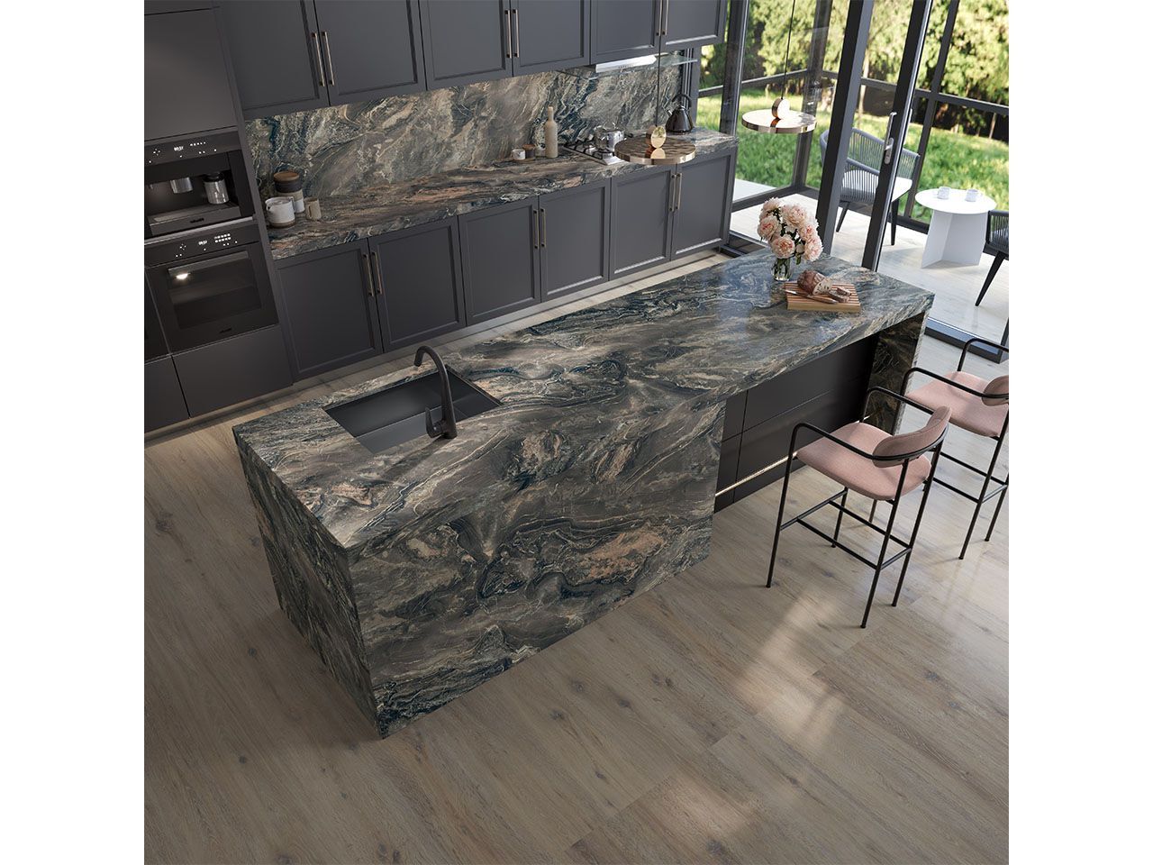 Отделка мебели / столешницы из керамогранита Kaleseramik плиты ARCH-00128391 - Вид №1