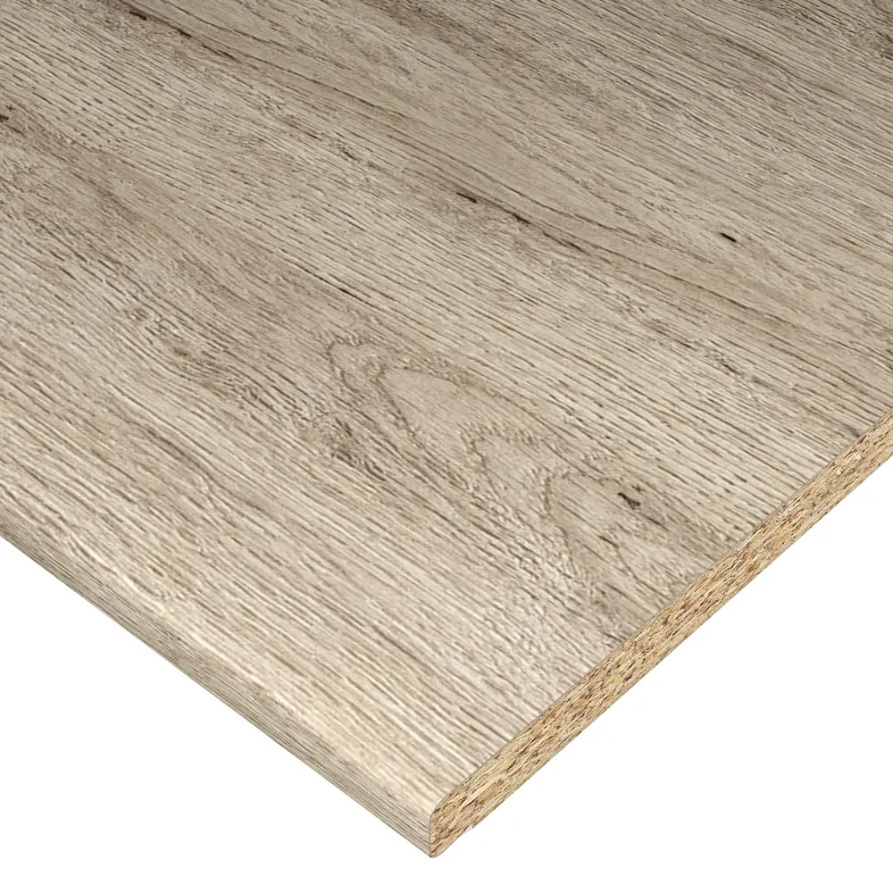 Столешница KONSENSA Дуб Корсика 120x60x2.5 см ДСП цвет светлое дерево ДСП Прямой угол STLM-2205974