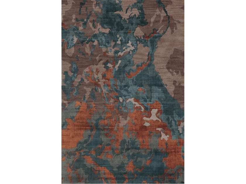 Ковер ручной работы из бамбукового волокна Sirecom Tappeti Stardust ARCH-00149101