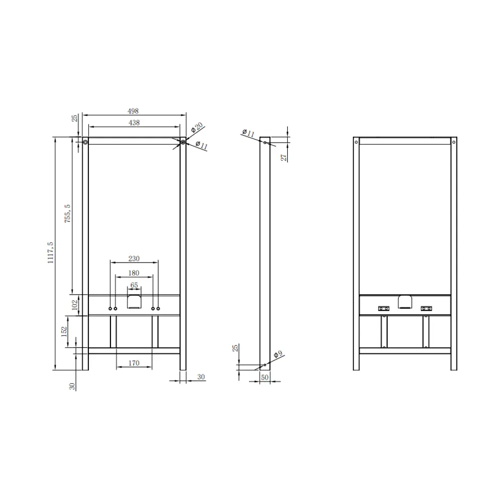 Комплект инсталляция Grant с унитазом Aura Торнадо безободковый с микролифтом клавиша цвет хром Santreyd STLM-2139018 - Вид №10