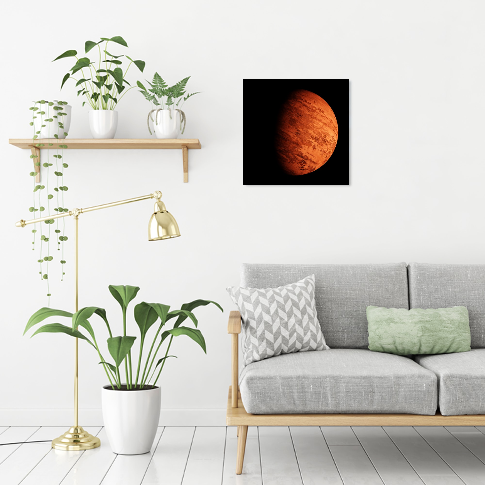 82523506 Картина на стекле «Марс» 30х30 см Santreyd  - Вид №4