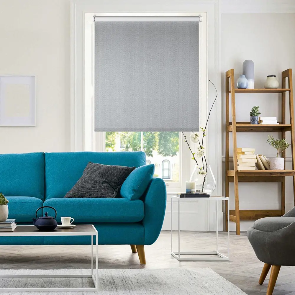 Штора рулонная блэкаут Dublin 40x160 см серая PRAKTO STLM-2142036 - Вид №4