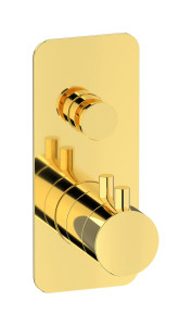 EMT610OO Термостатический настенный клапан для душевого смесителя с двухходовым дивертером. IB Milanotorino