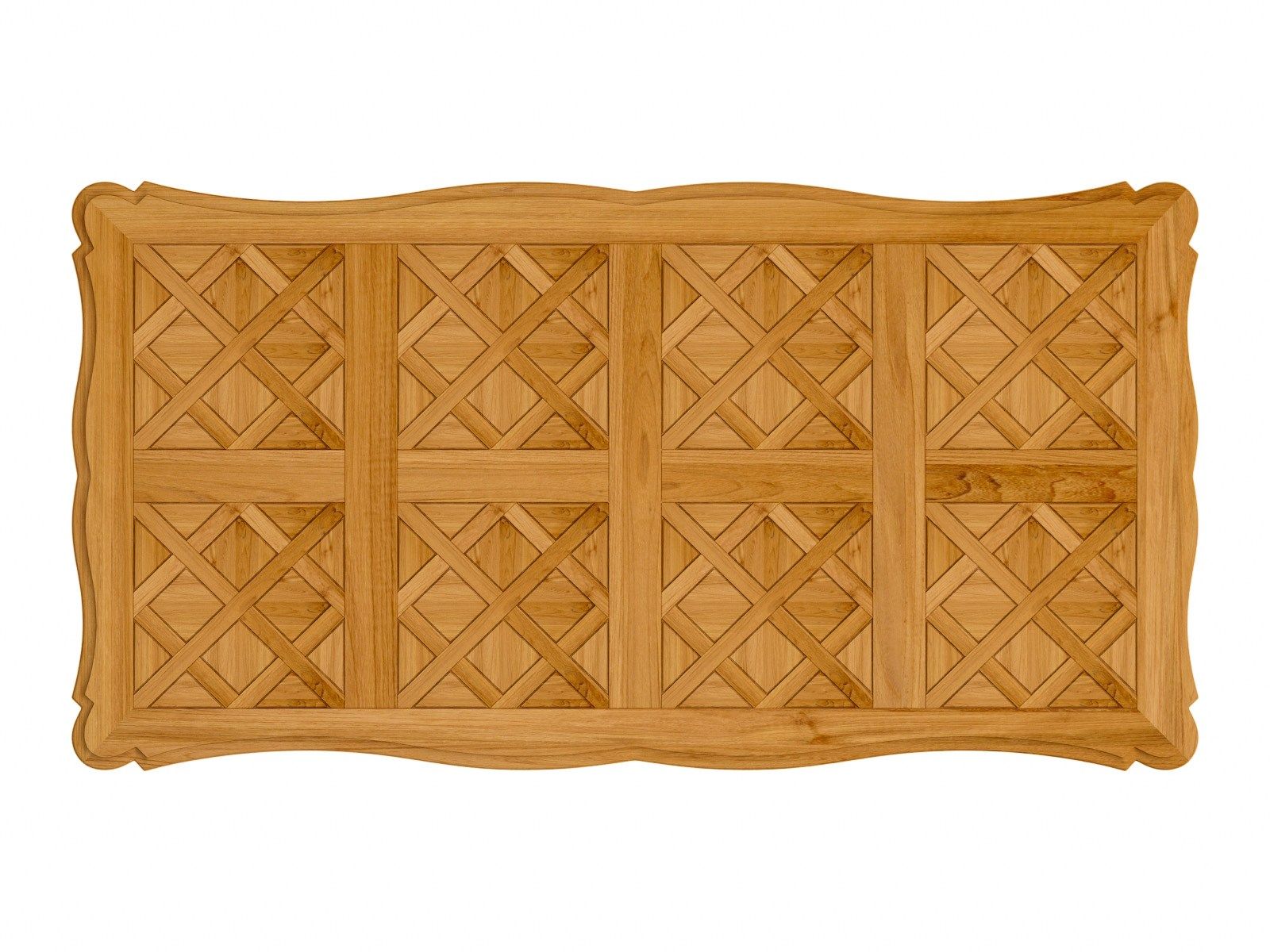 Прямоугольный садовый стол из тикового дерева ASTELLO Fleur de Lys ARCH-00133985 - Вид №5