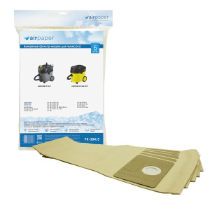 90671607 Мешки бумажные для пылесоса PK-304/5, 4.94 л, 5 шт STLM-0331960 AIRPAPER