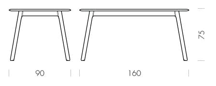 Прямоугольный дубовый стол Gazzda TESKA ARCH-00143149 - Вид №34