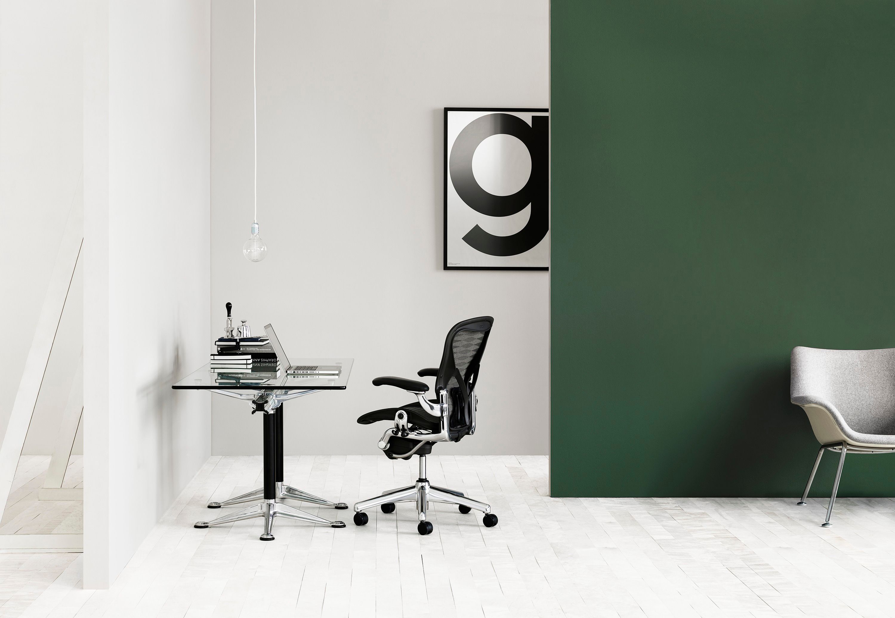 Стол / Стол из алюминия и стекла Herman Miller Burdick ARCH-00071234 - Вид №3