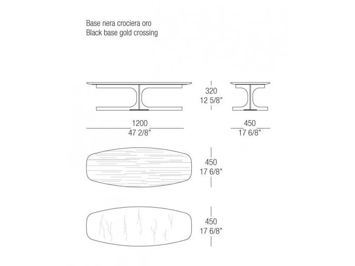 Деревянный журнальный столик MisuraEmme JANUS ARCH-00149750 - Вид №4