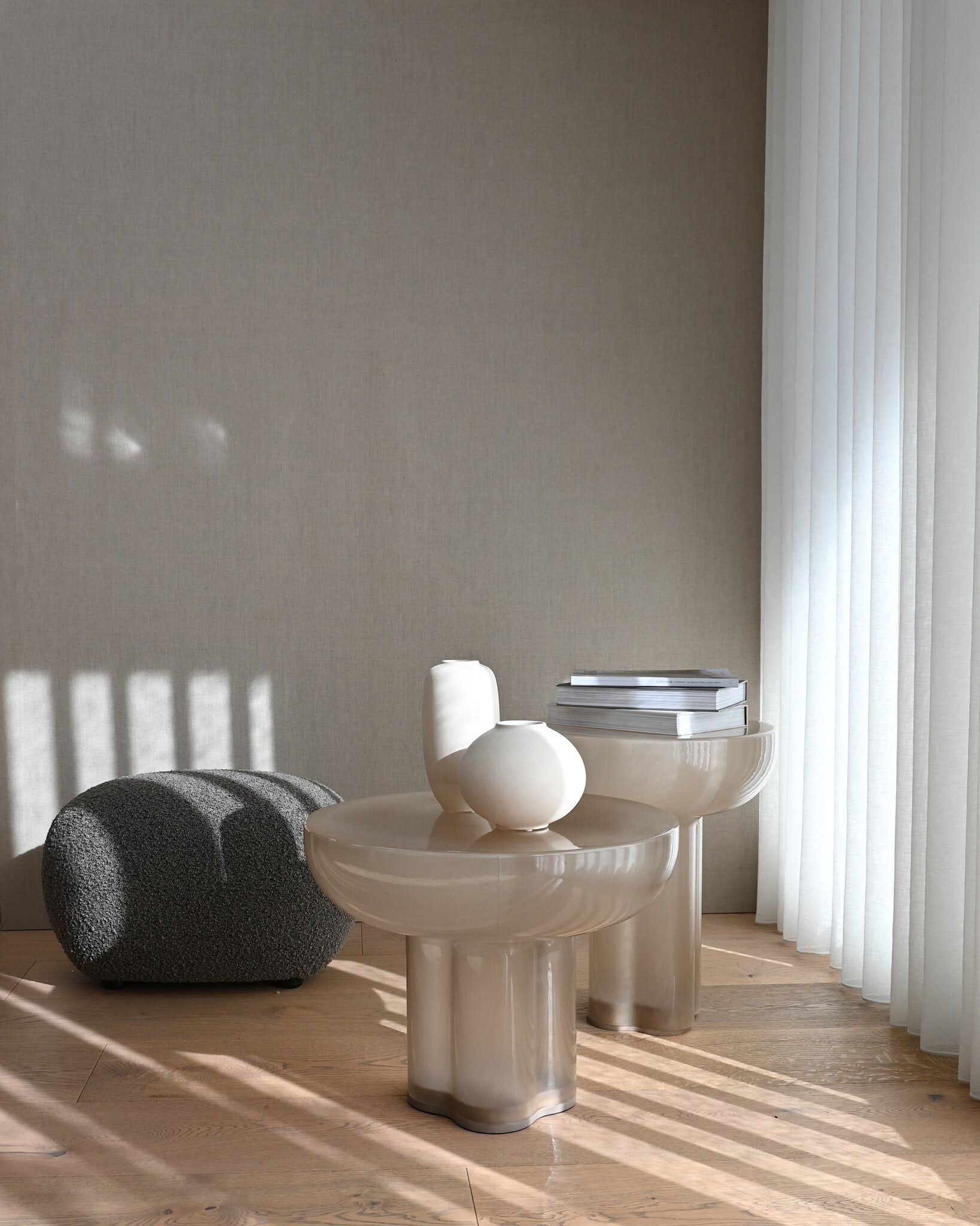 Круглый пуф из ткани 101 Copenhagen Toe ARCH-00000089 - Вид №5