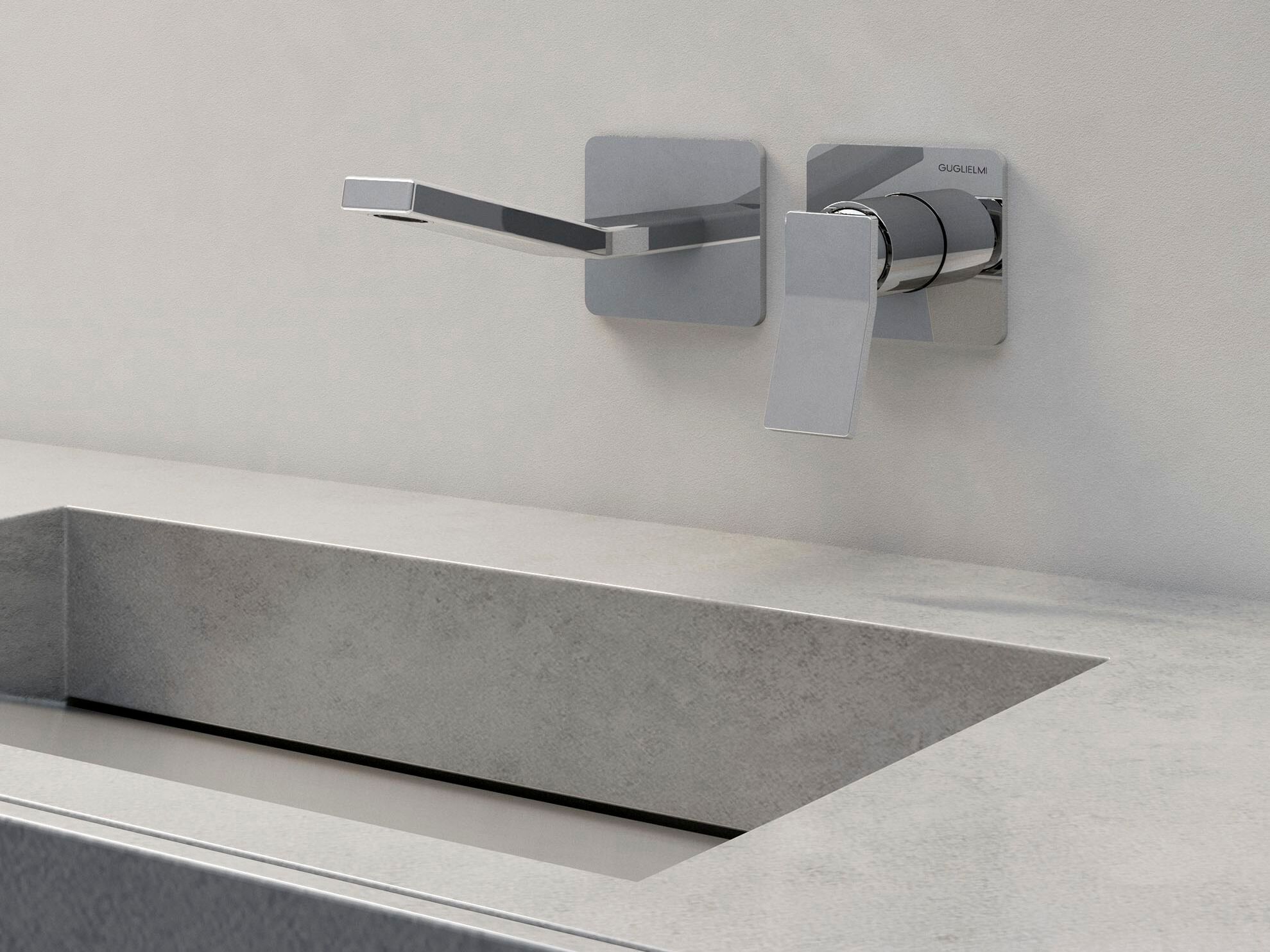 Настенный однорычажный смеситель для раковины GUGLIELMI RUBINETTERIE Centanni ARCH-00021928