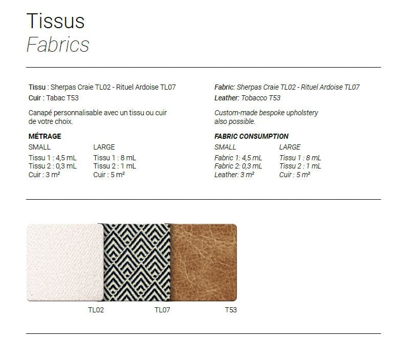 Ткань и кожа Dormeuse RED EDITION Premieracte ARCH-00117933 - Вид №3