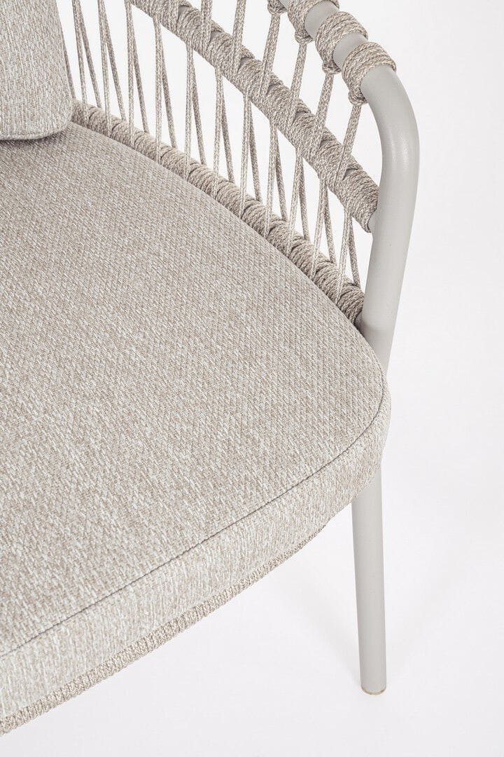 Веревочный садовый стул со встроенной подушкой BIZZOTTO Talaia ARCH-00090706 - Вид №13