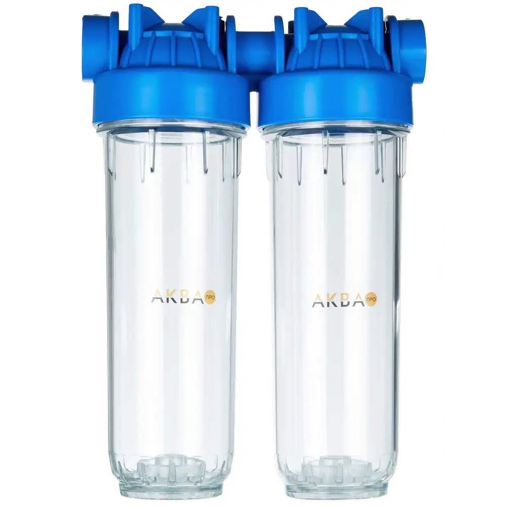 АКВА ПРО - Двойной корпус фильтра 10SL для систем холодной воды 18153591 STLM-0800888