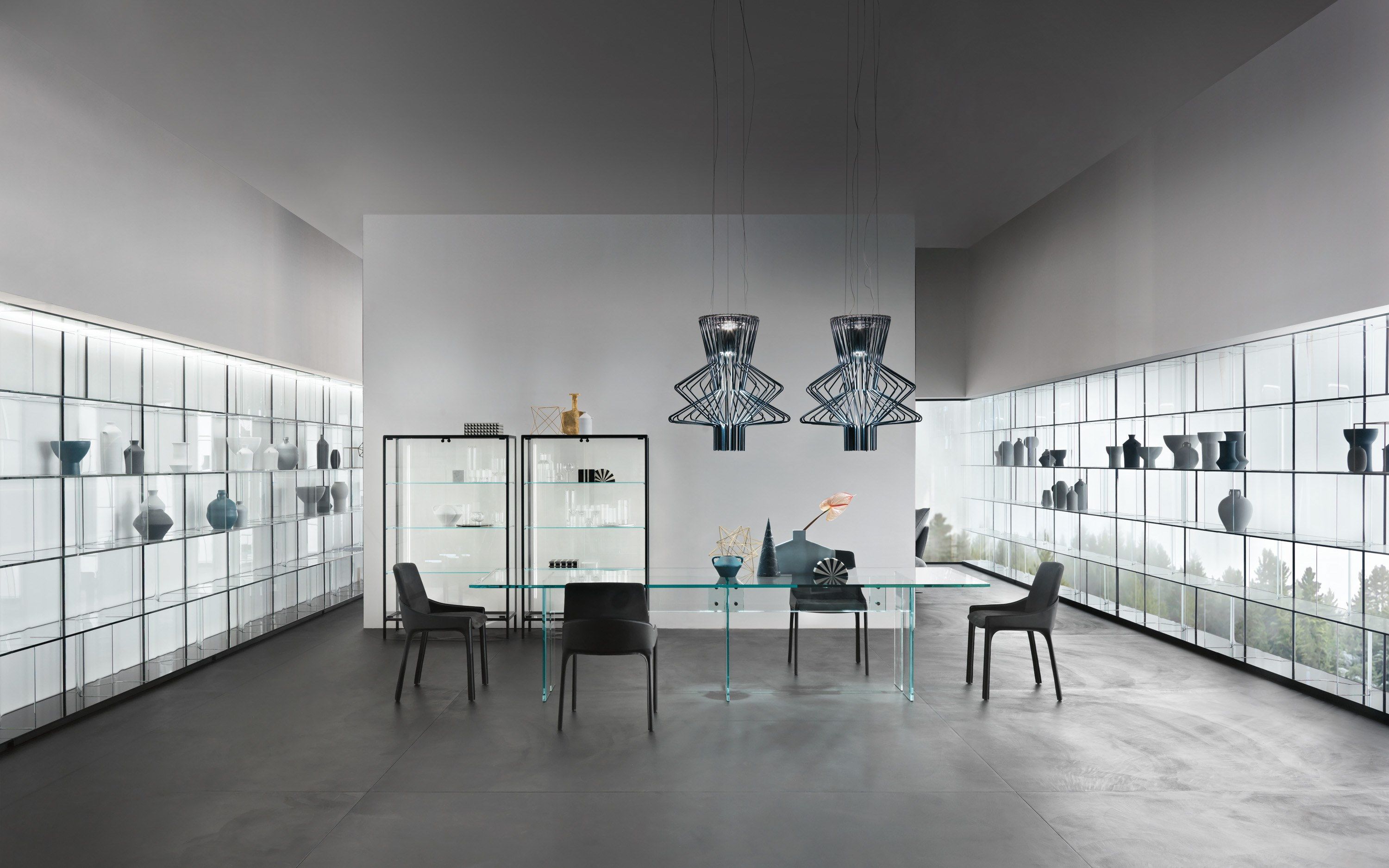 Прямоугольный стеклянный стол FIAM ITALIA LLT ARCH-00115053 - Вид №6