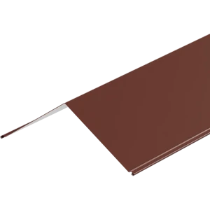 Конек 150x150x2000 мм 0.4 мм RAL 8017 коричневый