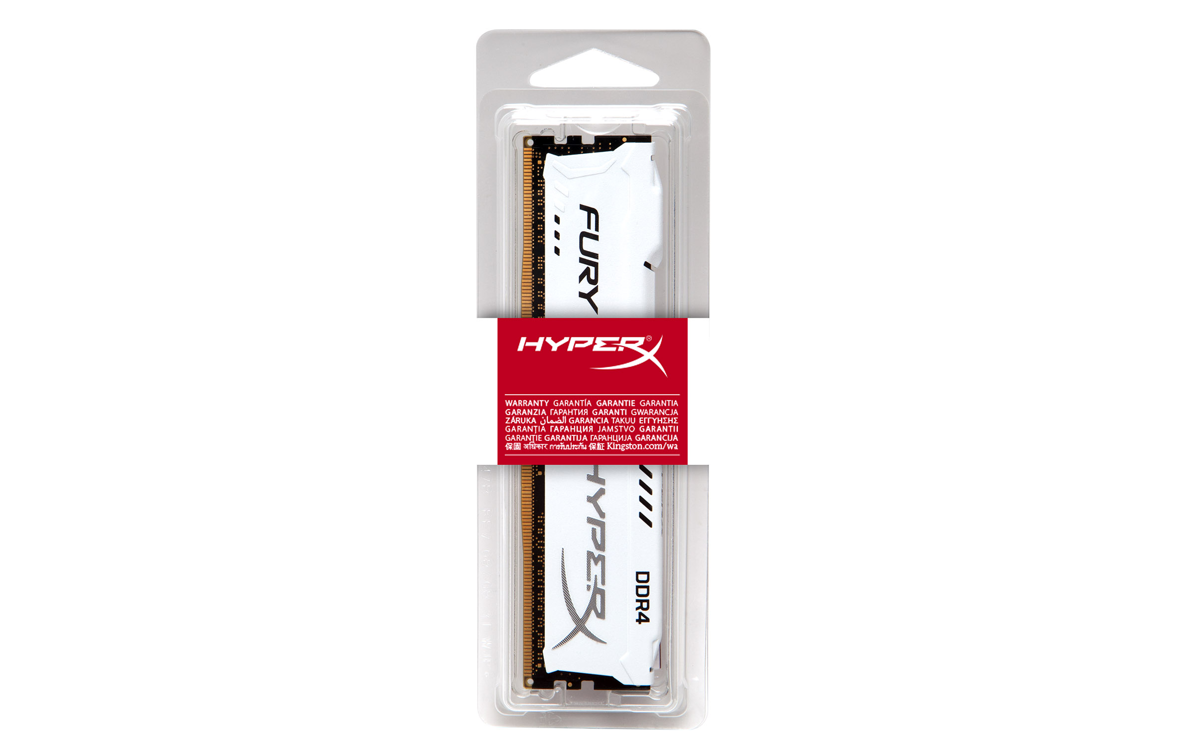 HX432C18FW2/8 8gb 3200mhz ddr4 cl18 dimm hyperx fury white Kingston Santreyd  - Вид №4