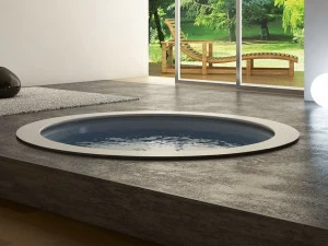 Relax Design Круглый встроенный мини-бассейн из композитного материала с гидромассажем