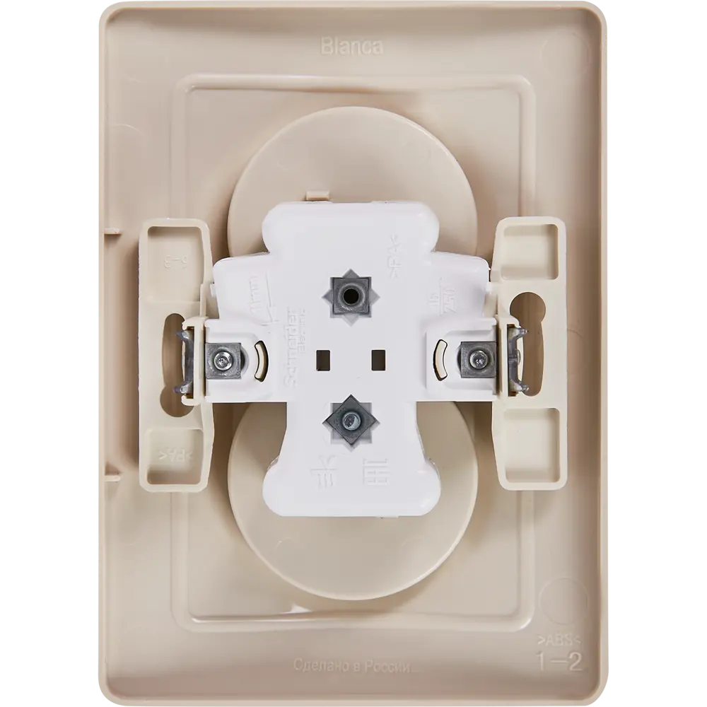 Розетка двойная встраиваемая Systeme Electric Blanca без заземления цвет бежевый STLM-2048858 - Вид №3